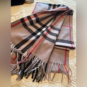 Cashmere Plaid Patterned shawl/scarf/throw